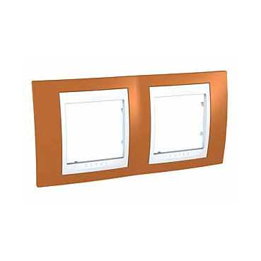 Рамка 2-постовая Schneider Electric Unica Хамелеон MGU6.004.869