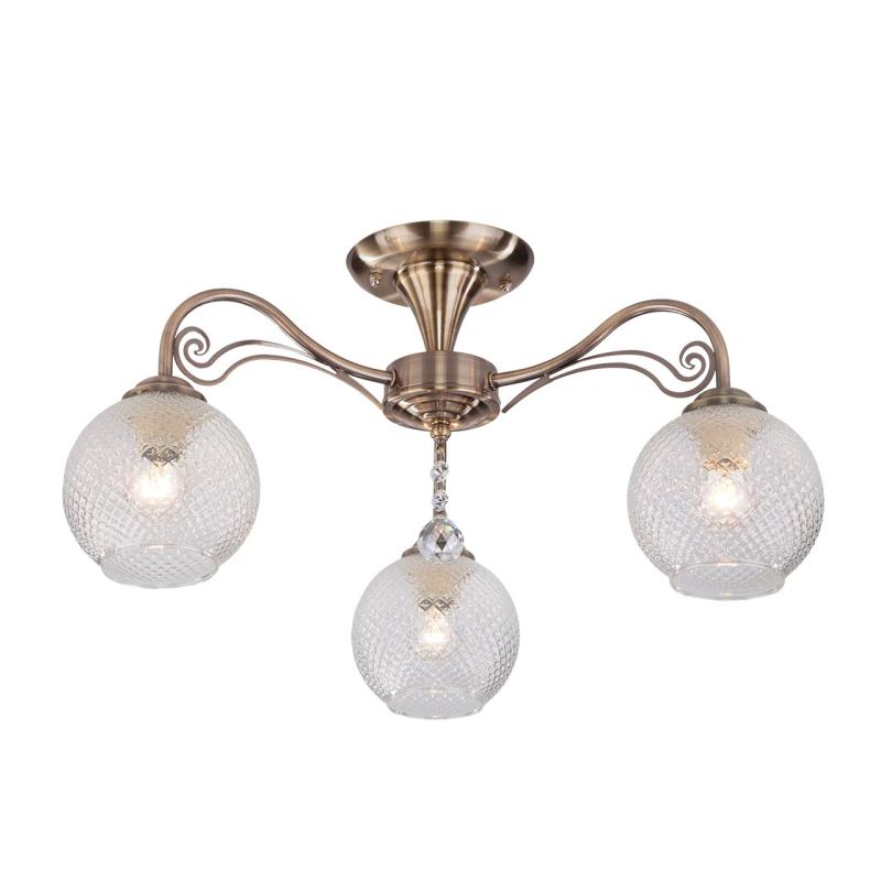 Потолочная люстра Eurosvet Kristin 30139/3 античная бронза