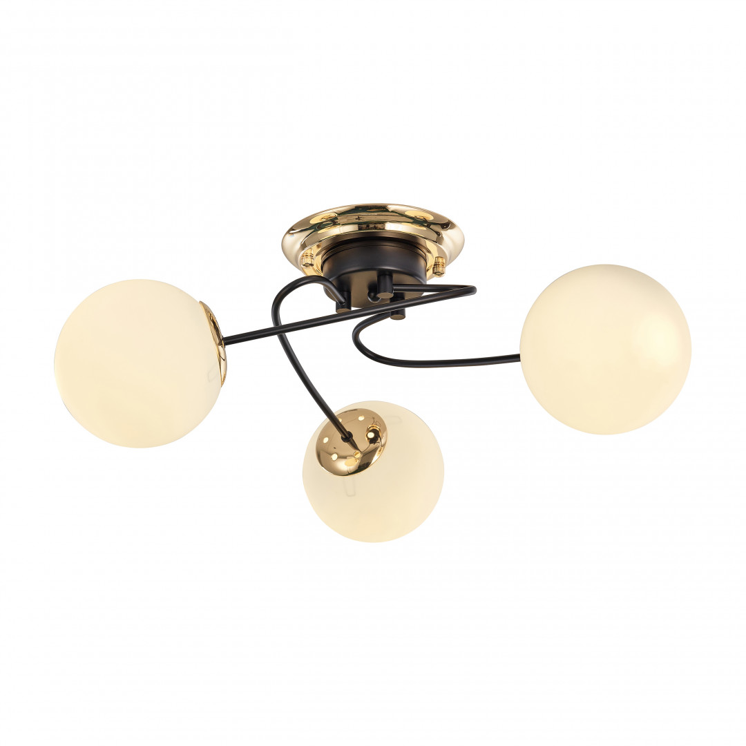 Потолочная люстра Arte Milano Neapolis 276408/3 BK/GD