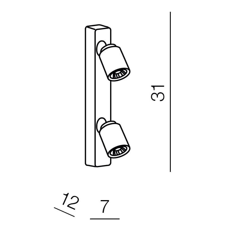 Спот Azzardo Tomi 2 AZ0678