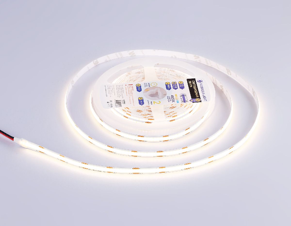 Светодиодная лента Ambrella Light LED Strip 12В COB 10Вт/м 4500K 5м IP20 GS2602