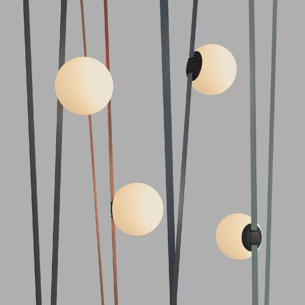 Трековый однофазный светильник Denkirs Belty Orb DK5553-BK