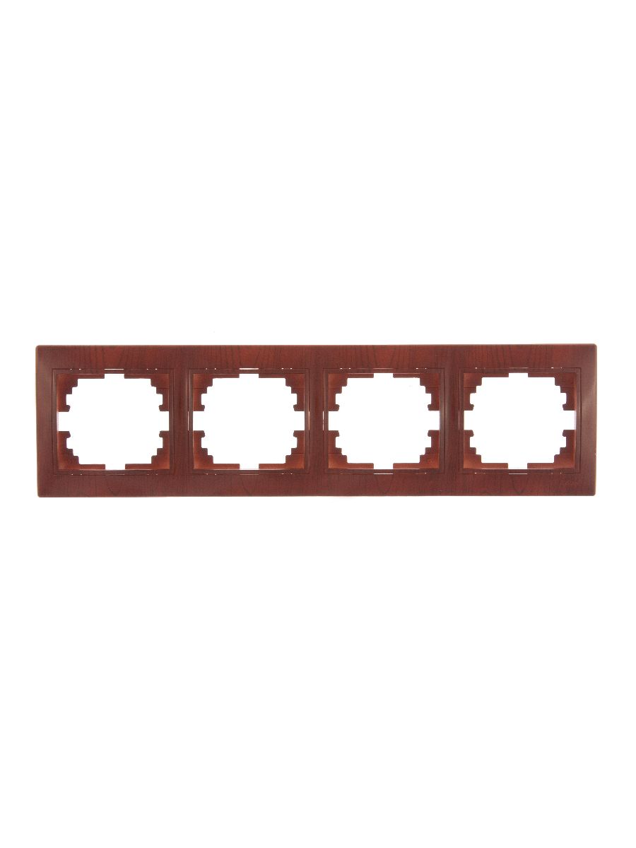 Рамка 4-местная горизонтальная Lezard Mira 701-0601-149