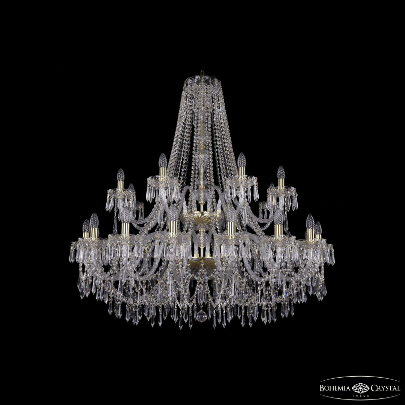 Подвесная люстра Bohemia Ivele Crystal 1403/20+10/400/2d G
