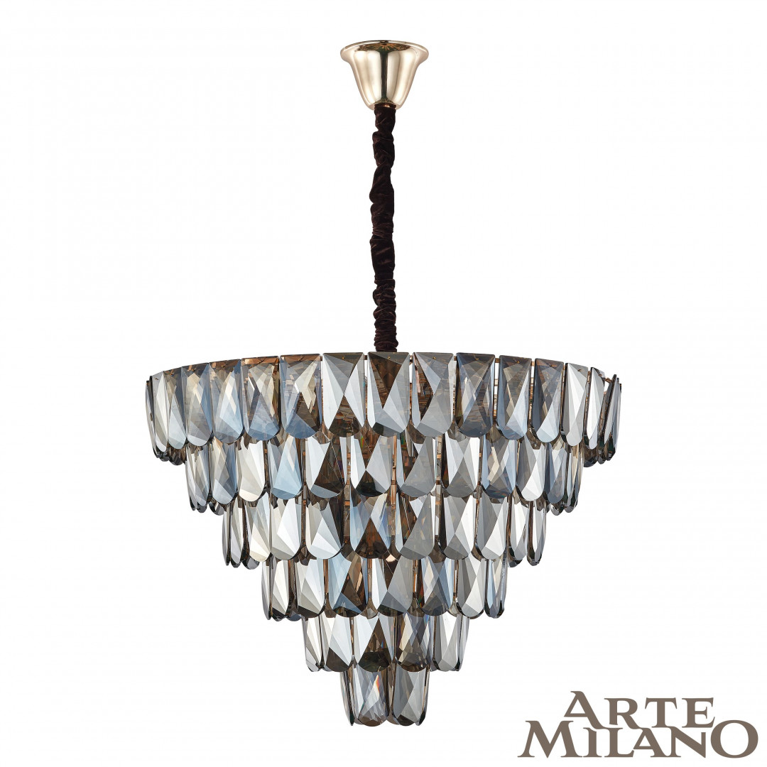 Подвесная люстра Arte Milano 33608B.D750.H530.E14.18 G