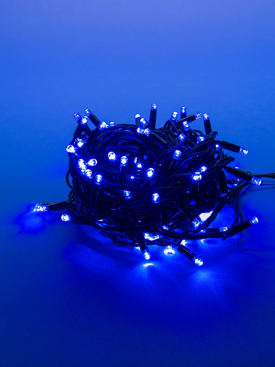 Уличная светодиодная гирлянда (UL-00003942) Uniel синий ULD-S1000-120/TBK Blue IP67