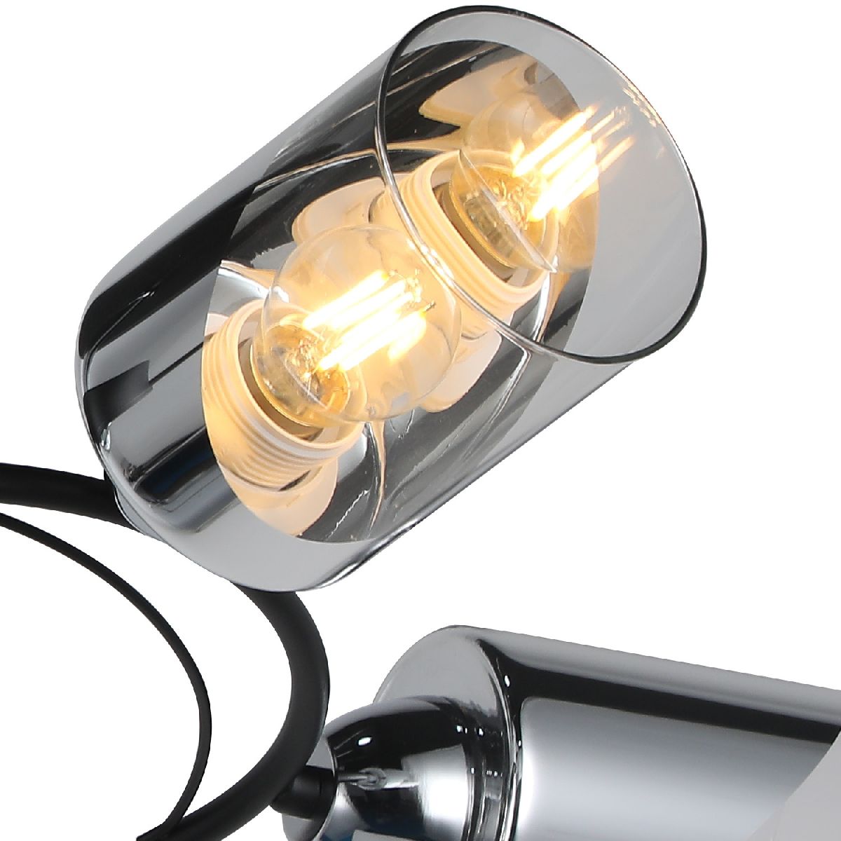 Люстра на штанге Illumico IL8208-4COU-79 BK CR