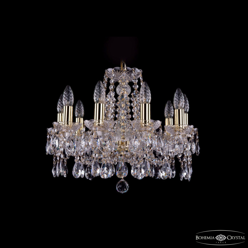 Подвесная люстра Bohemia Ivele Crystal 1413/10/165 G