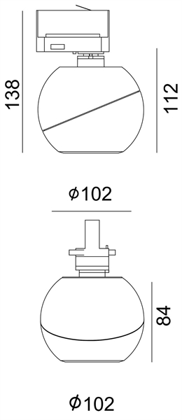 Трековый трехфазный светильник Deko-Light Bellatrix 707078