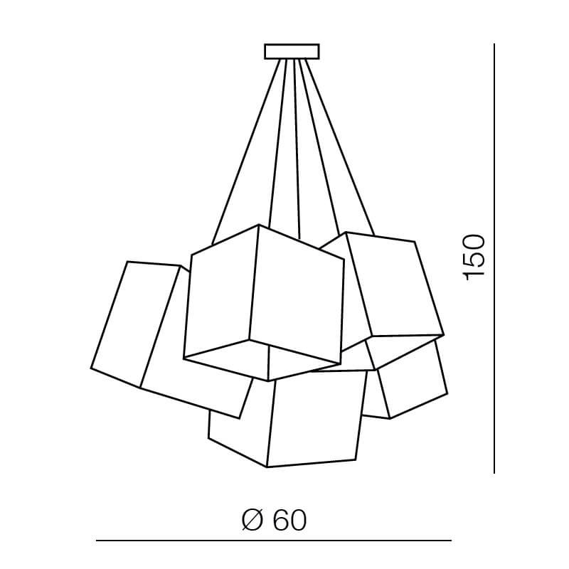 Подвесная люстра Azzardo Tora AZ1025