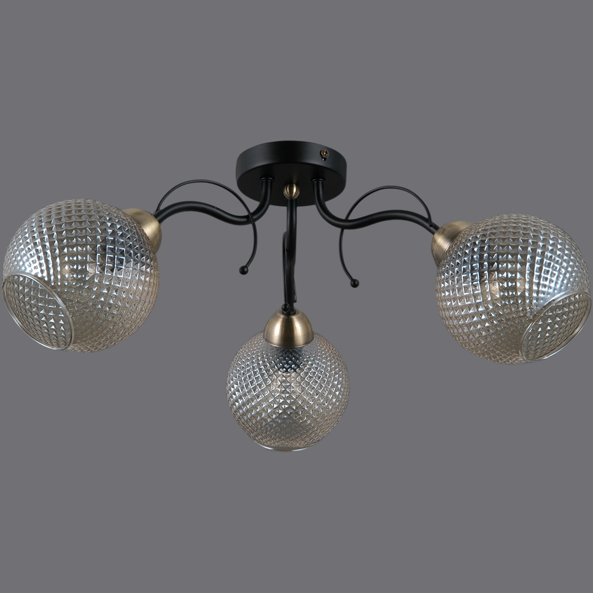 Потолочная люстра Illumico IL0190-3CSQ-79 BK AB