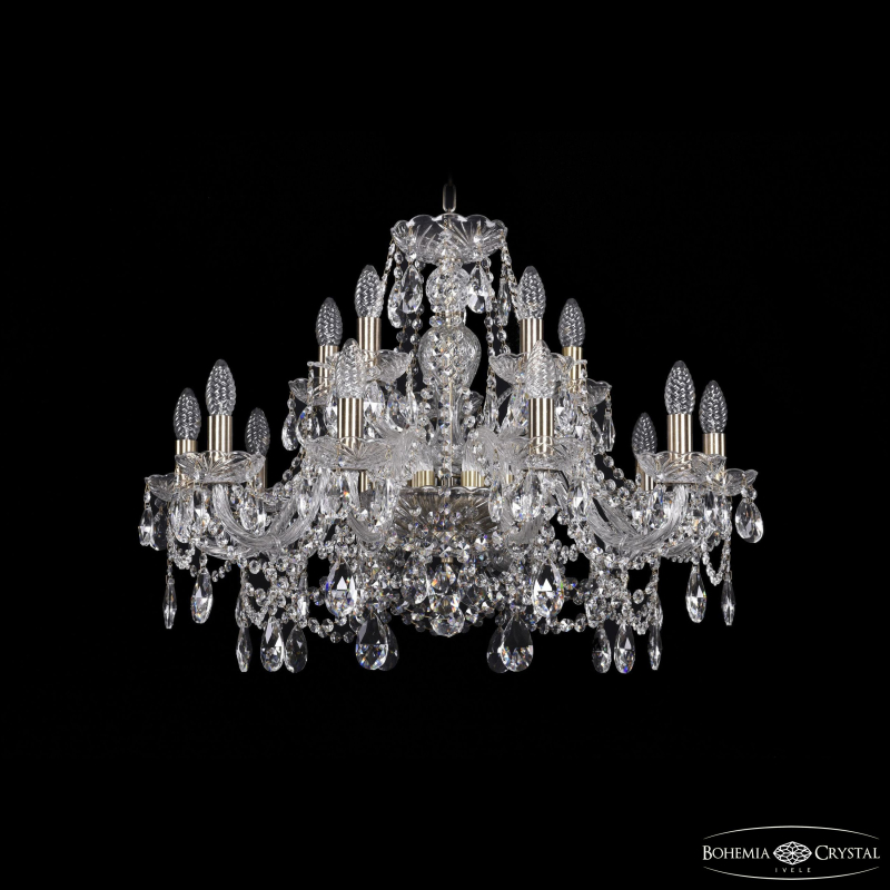 Подвесная люстра Bohemia Ivele Crystal 1411/10+5/240 Pa