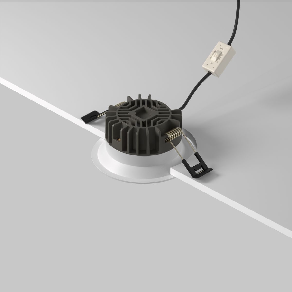 Встраиваемый светильник Maytoni Technical Okno DL055-10W2.7-3-4K-W