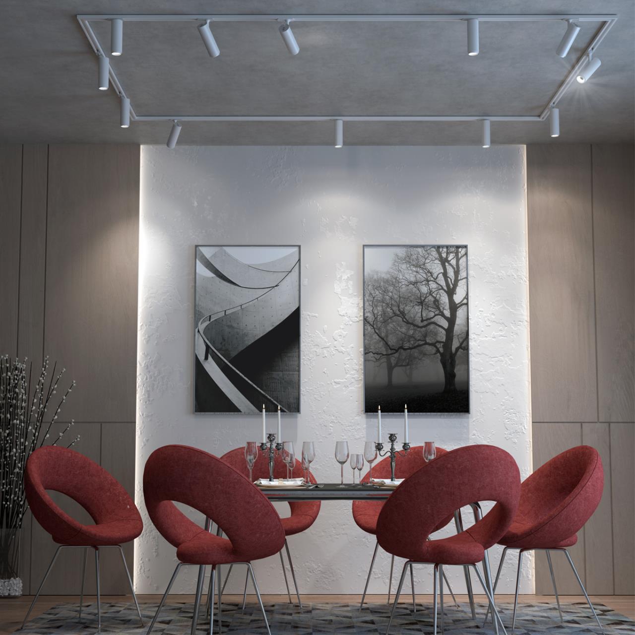 Трековый однофазный светильник Novotech Nail 359028 в Москве