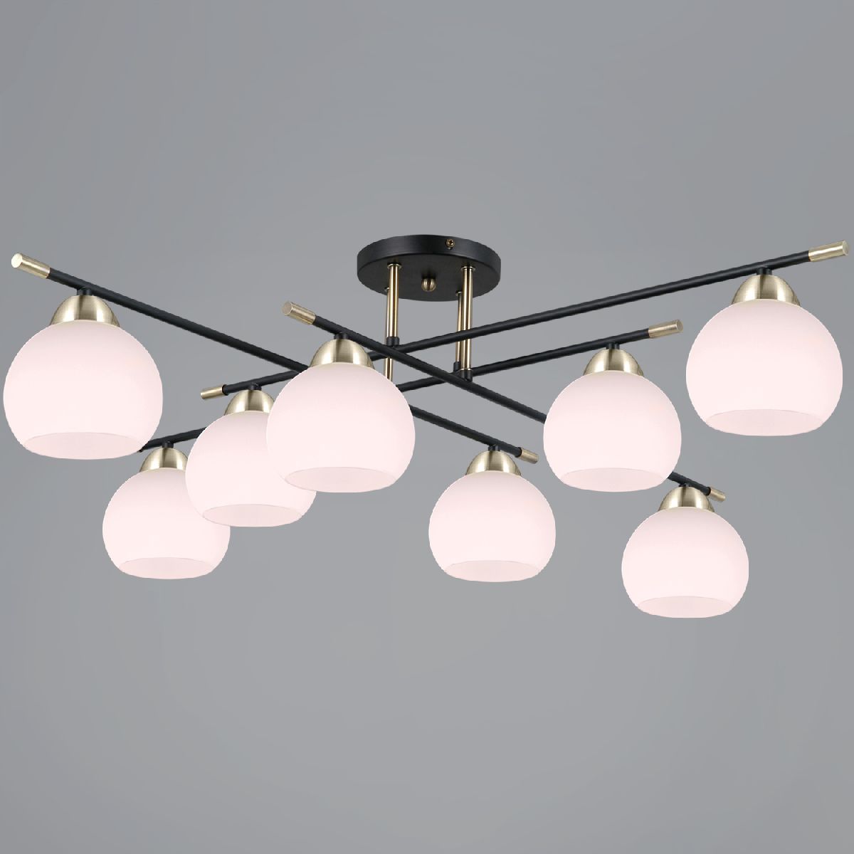 Потолочная люстра Illumico IL0446-8CSQ-24 BK AB LIBRA