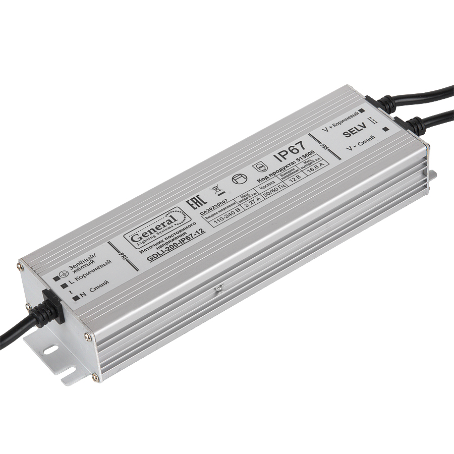 Драйвер General GDLI-200-IP67-12 513600