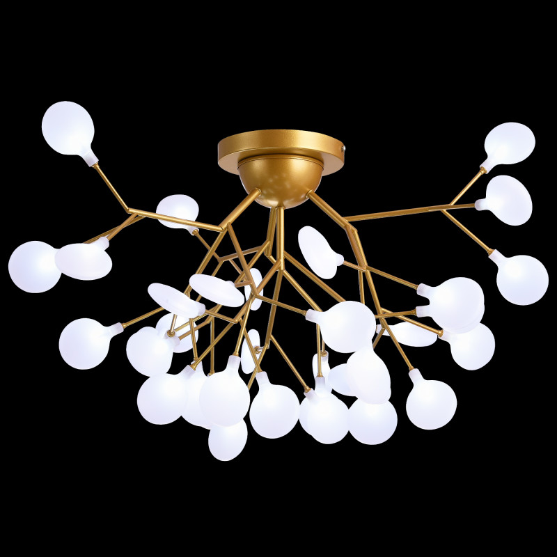 Потолочная люстра Natali Kovaltseva GRACE 75126/12С GOLD SATIN