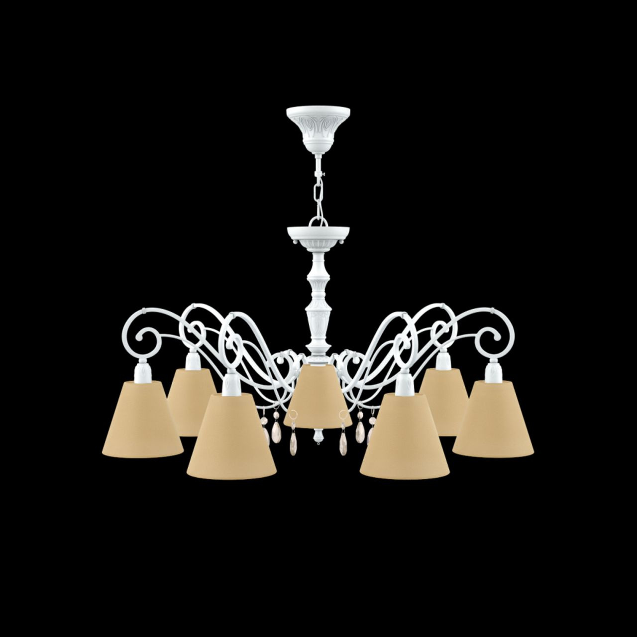 Подвесная люстра Lamp4you Classic E3-07-WM-LMP-O-23-CRL-E3-07-CH-DN