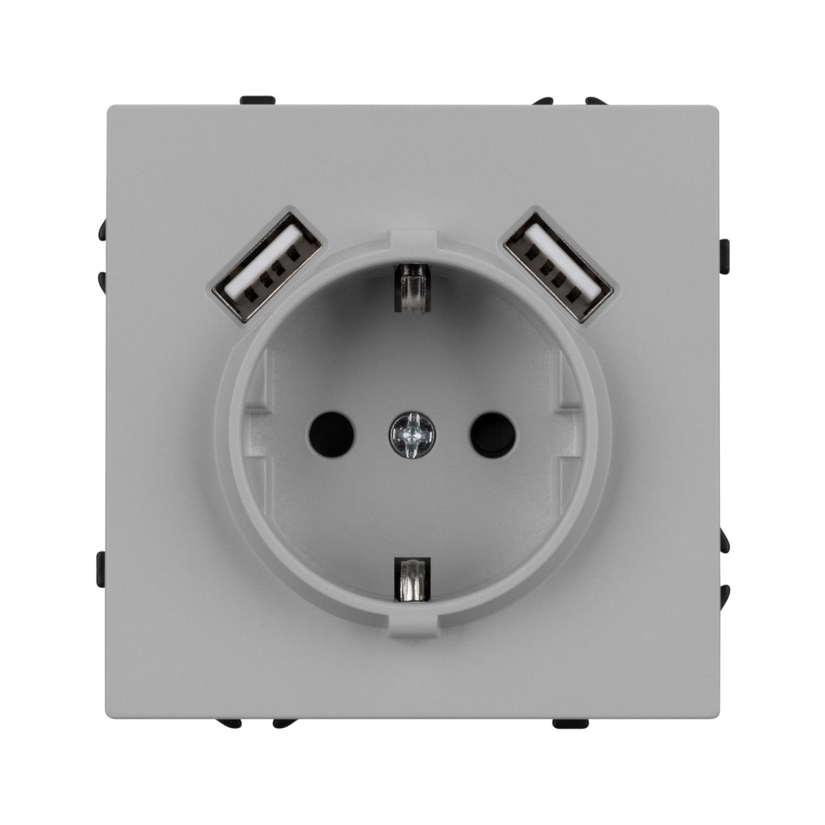 Механизм розетки Arlight с USB зарядкой SCT-NOBE-MUAA-SFPL-IS (230V, 16A)  059443