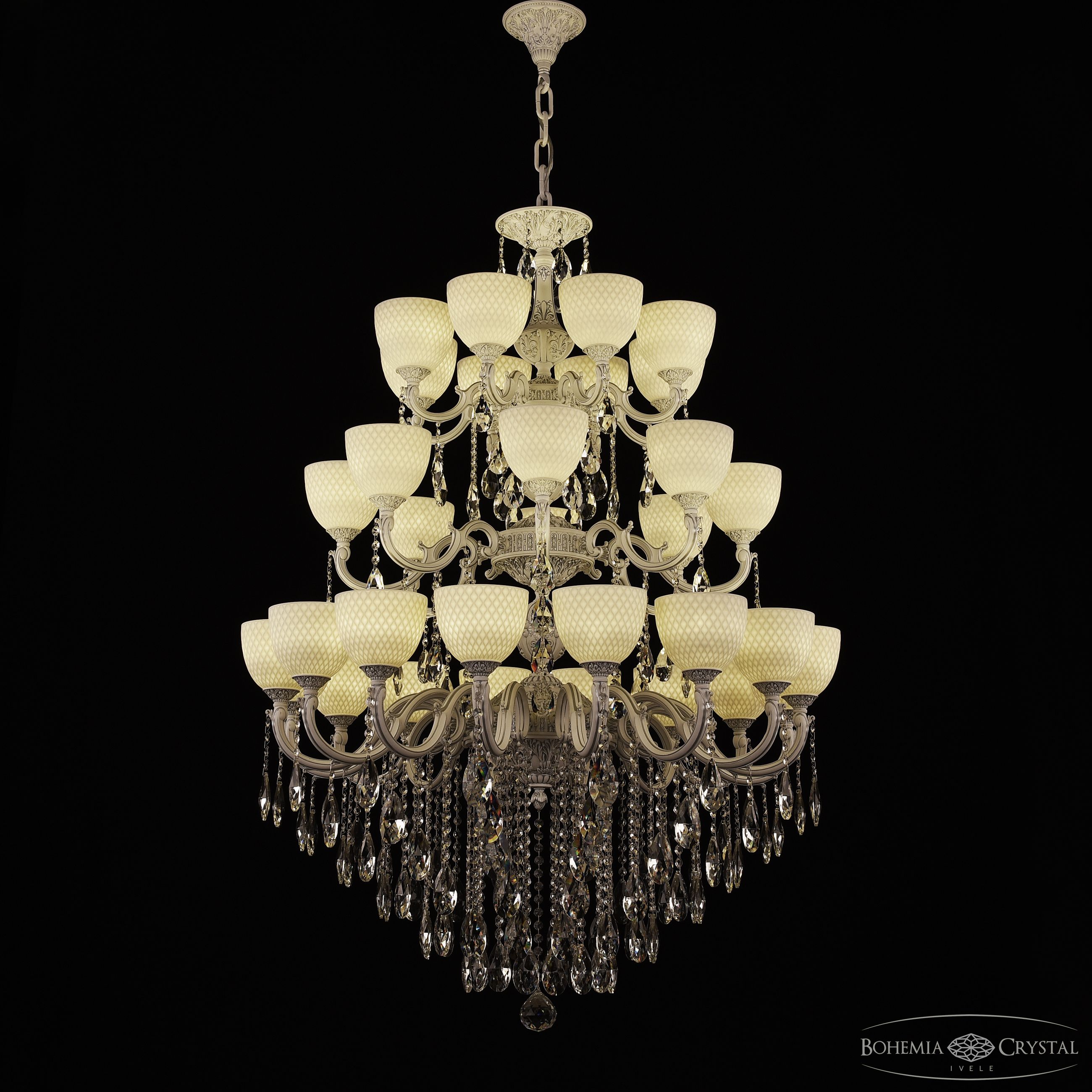 Подвесная люстра Bohemia Ivele Crystal AL78101/16+8+8/300/3d B WMN P1 U Wave