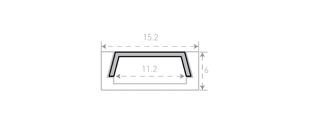 Профиль алюминиевый SWG SF-1506 000984