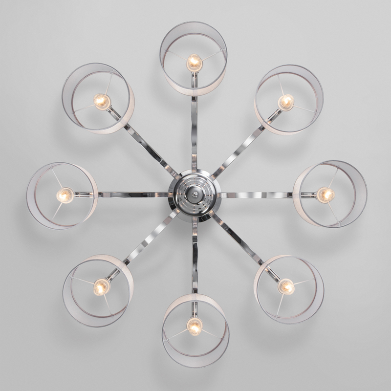 Потолочная люстра Eurosvet Fabiola 60109/8 хром