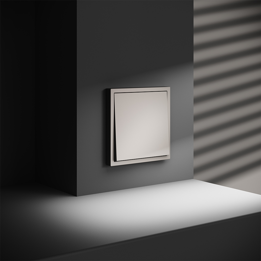 Выключатель одноклавишный Voltum S70 VLS010103 (кашемир)