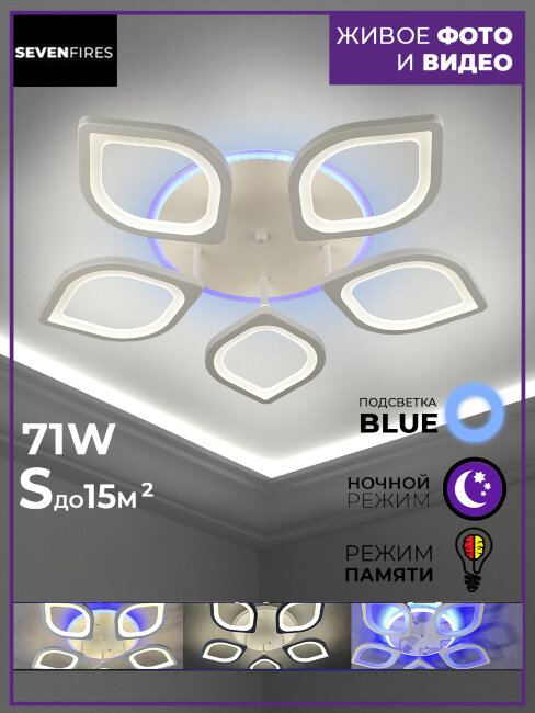 Потолочная люстра Wedo Light Tanis 75226.01.09.05