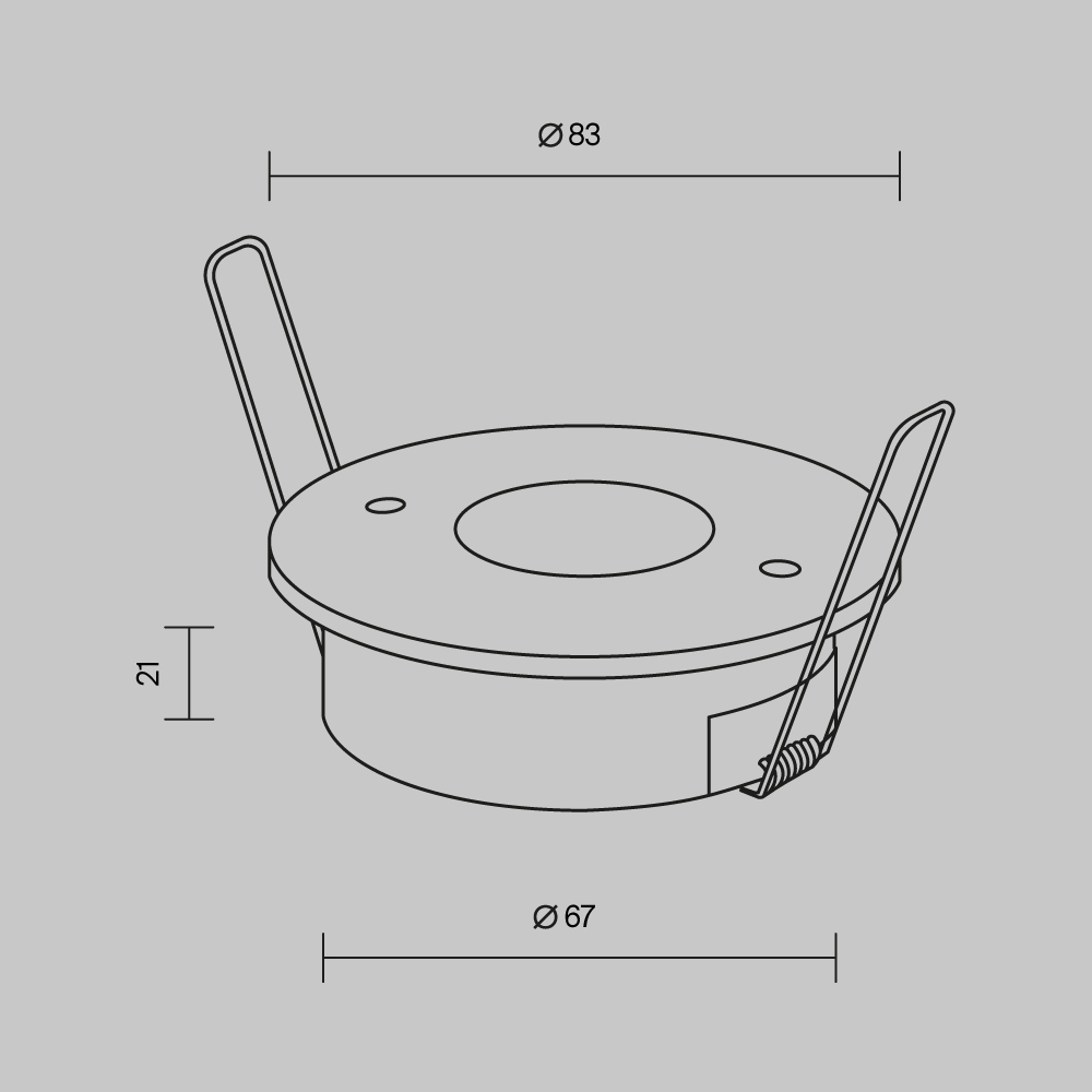 Датчик присутствия Maytoni Lighting control 727002