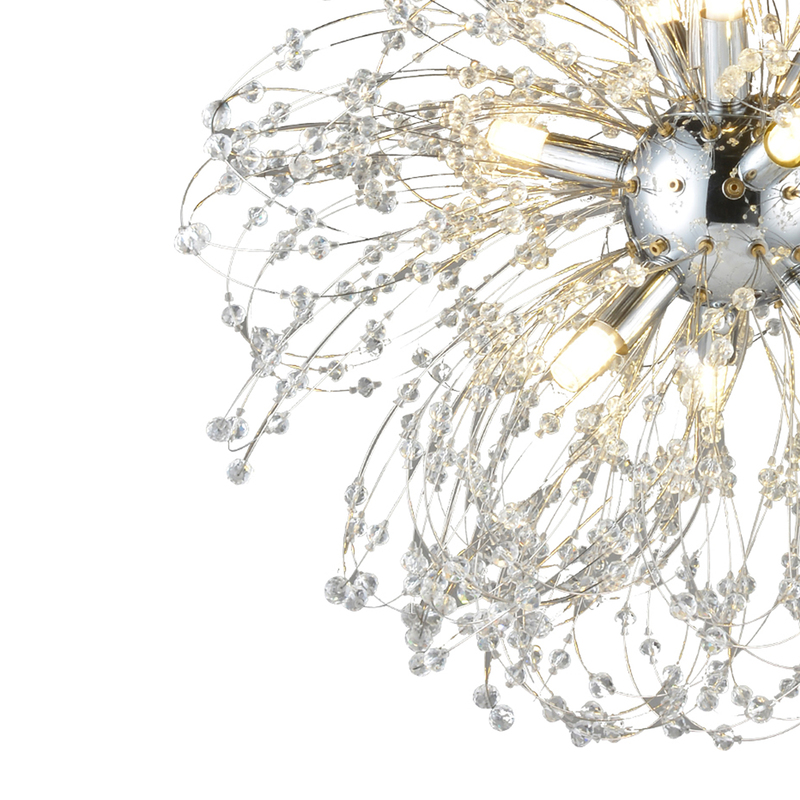 Подвесная люстра Natali Kovaltseva MYSTERY 91004/9C CHROME