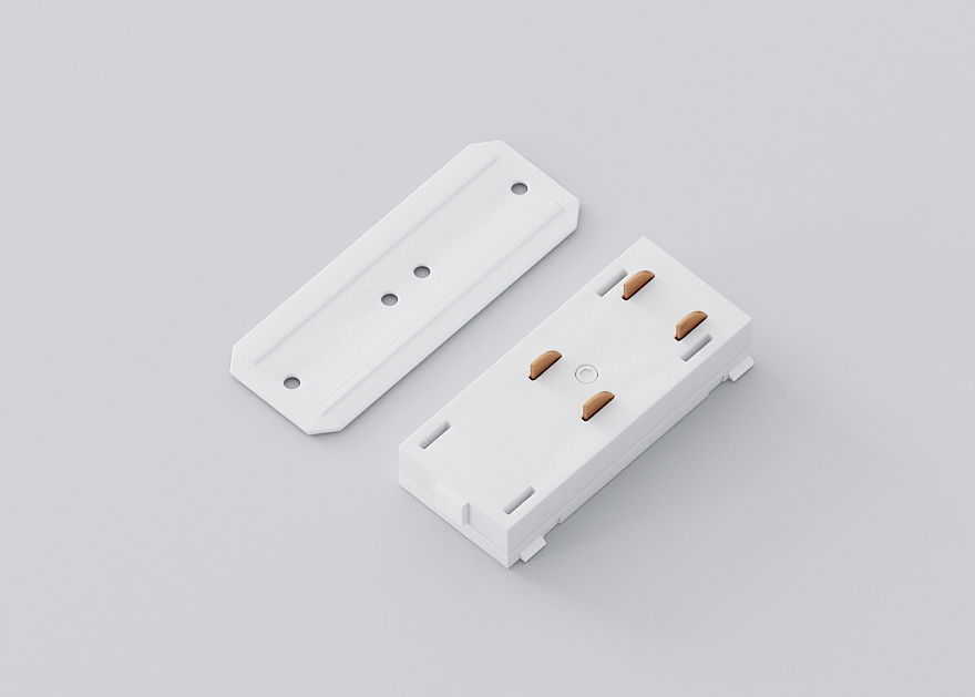 Прямой соединитель Luminotti Slimline L.200.2.WH