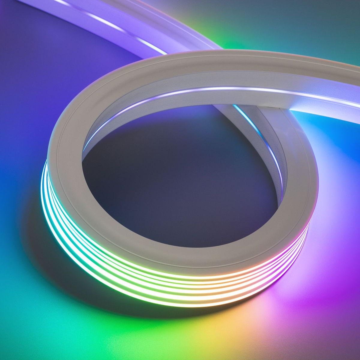 Светодиодная герметичная лента Arlight SPI STARDUST-TOP-B60-30x20mm 12V RGB (12 W/m, IP65, 5m, wire x1) 042134