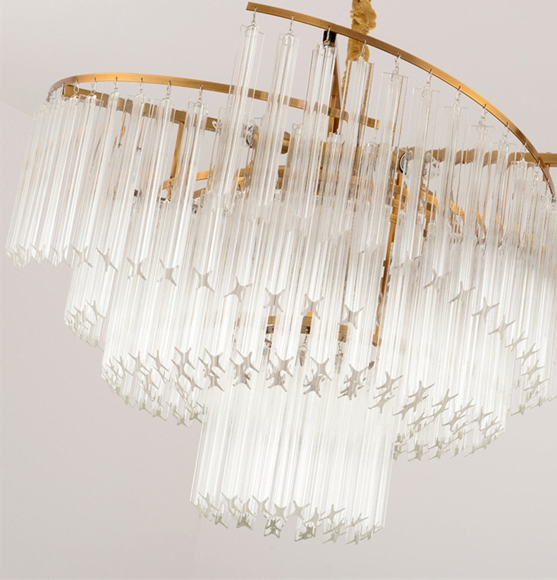 Подвесная люстра DeLight Collection 66018 brushed brass