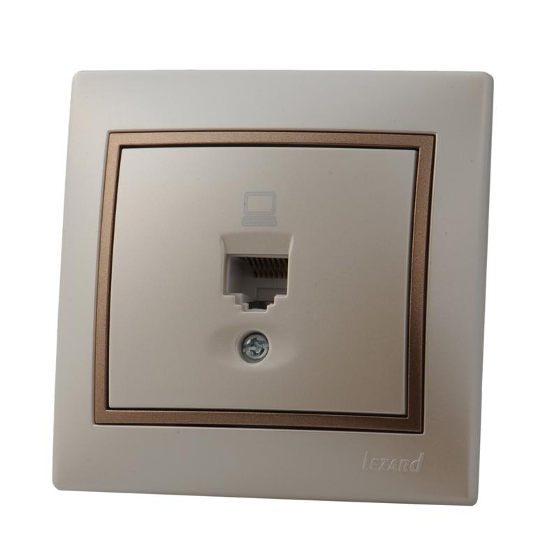 Розетка компьютерная Lezard Mira 701-3031-139