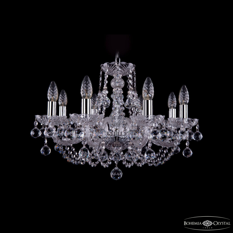 Подвесная люстра Bohemia Ivele Crystal 1406/8/195 Ni Balls
