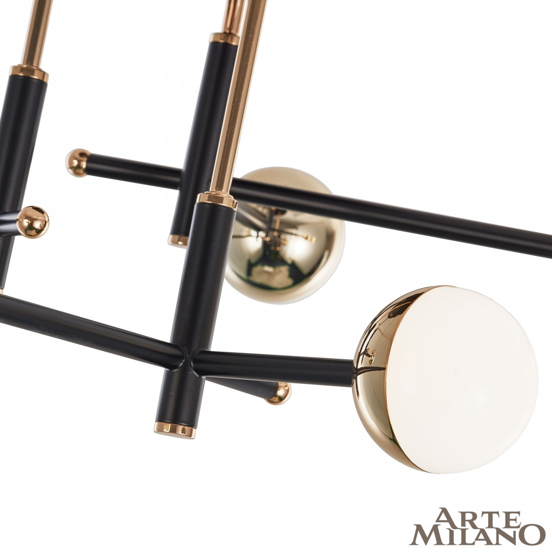 Потолочный светильник Arte Milano Ferrara 273299/6 BK/GD