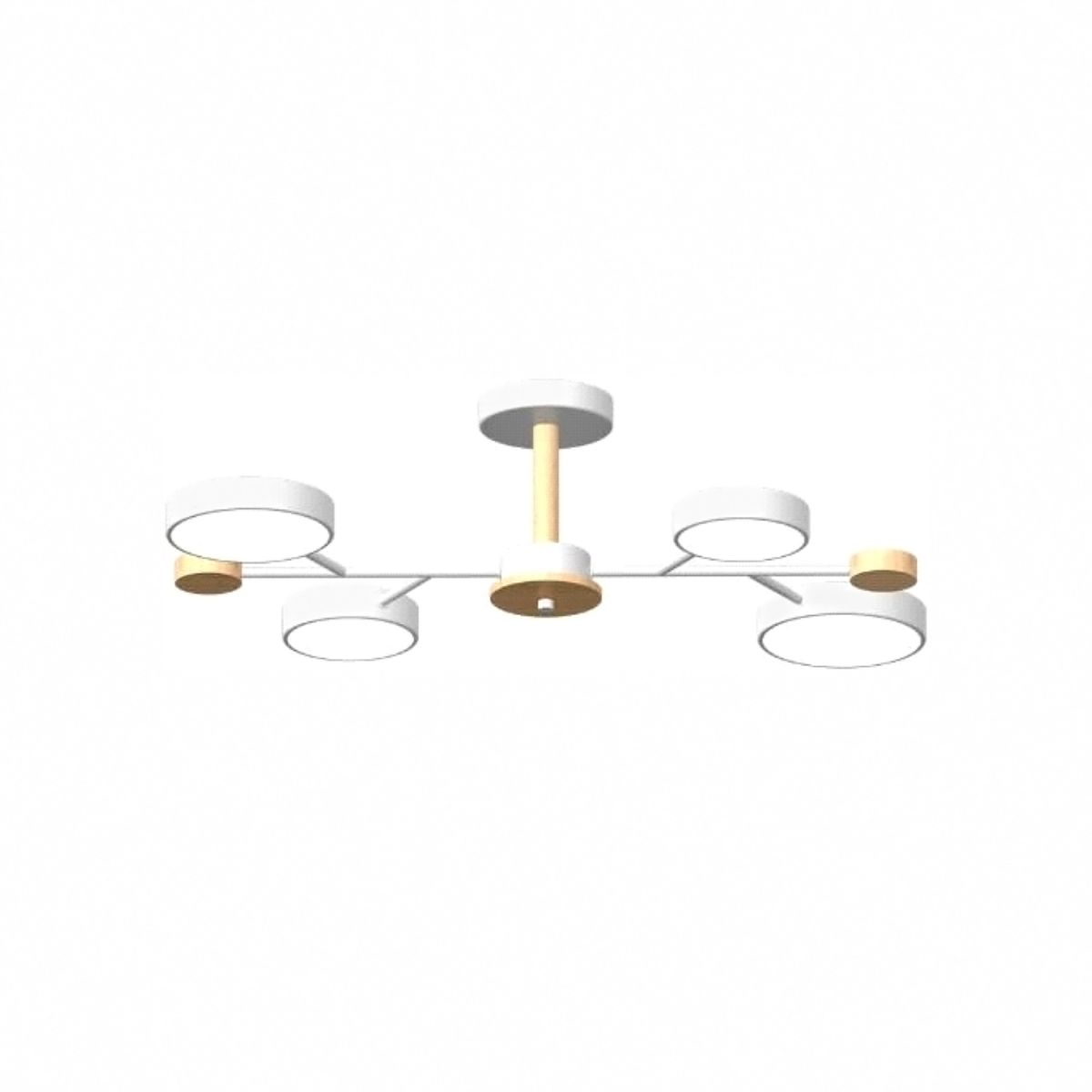 Люстра на штанге LED4U L3213-670 WH