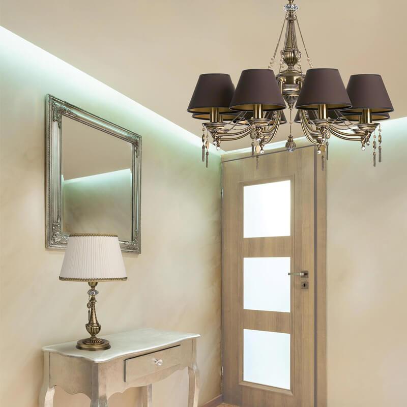 Подвесная люстра Kutek Portofino Abazur POR-ZW-6 (P/A) NEW