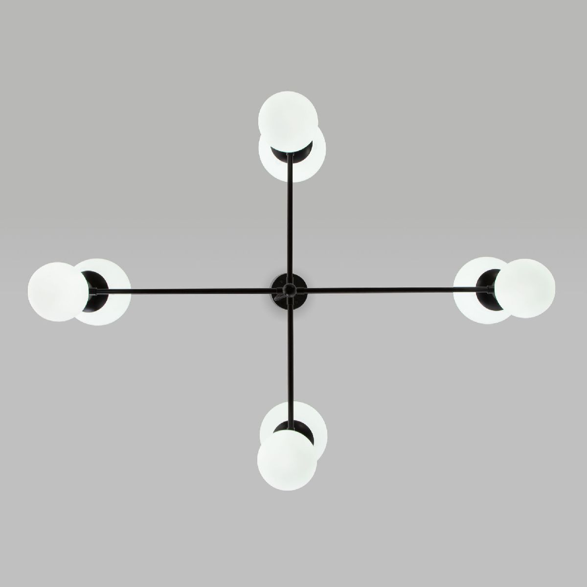 Подвесная люстра Eurosvet Bubble 30182/8 черный Smart a063212