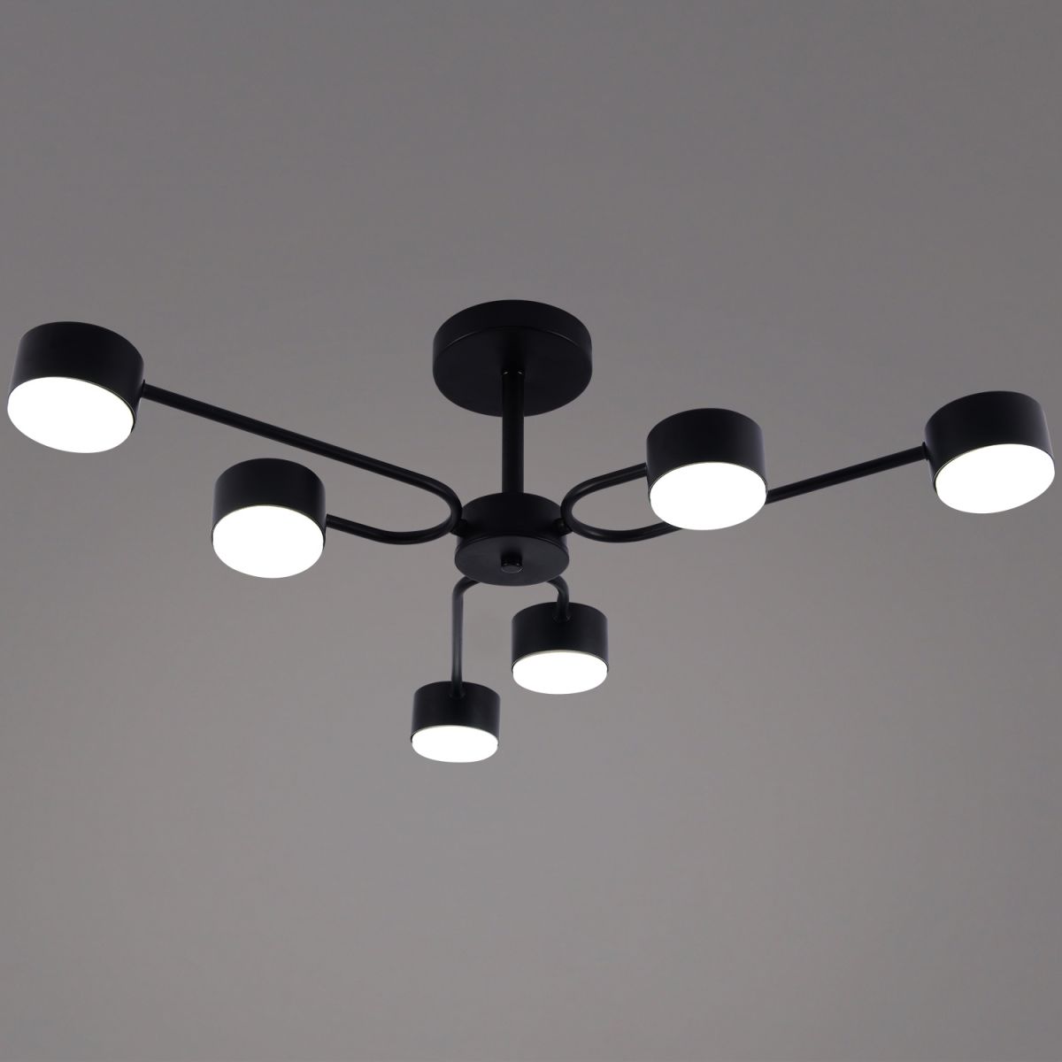 Люстра на штанге Reluce 03708-0.3-06 BK GX53