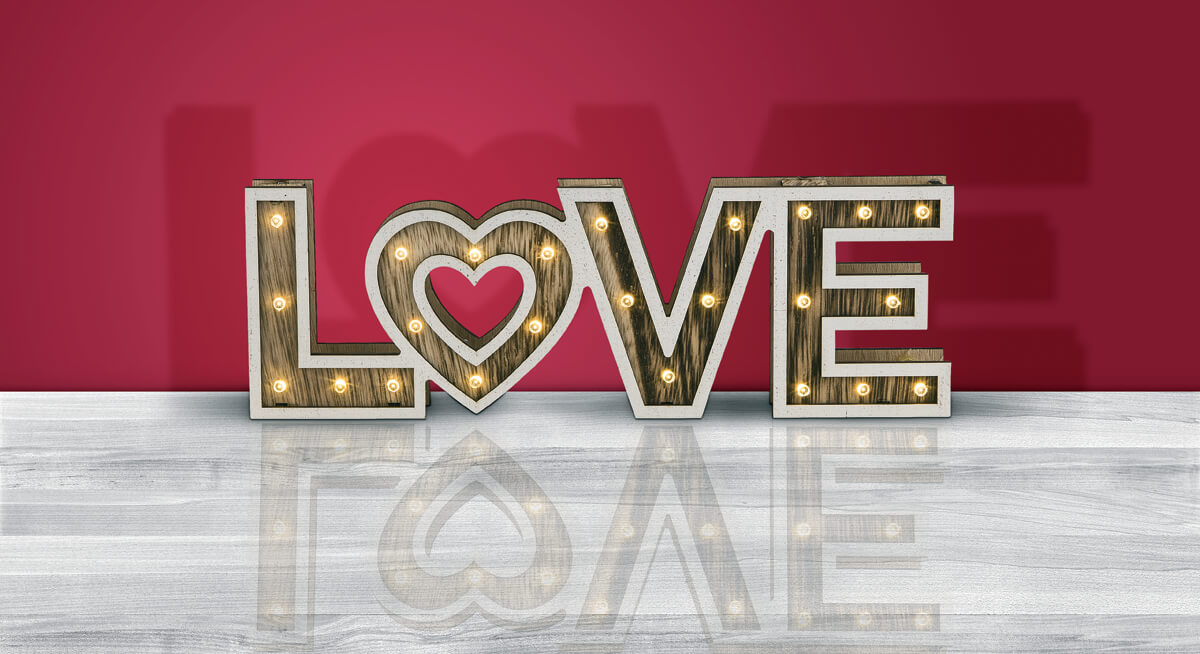 Настольная лампа декоративная Globo Love 29976