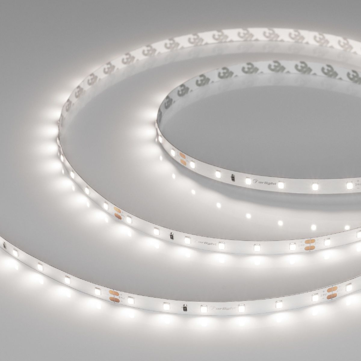 Светодиодная лента Arlight UL-A60-8mm 24V Day5000 (7.2 W/m, IP20, 5m) 044053