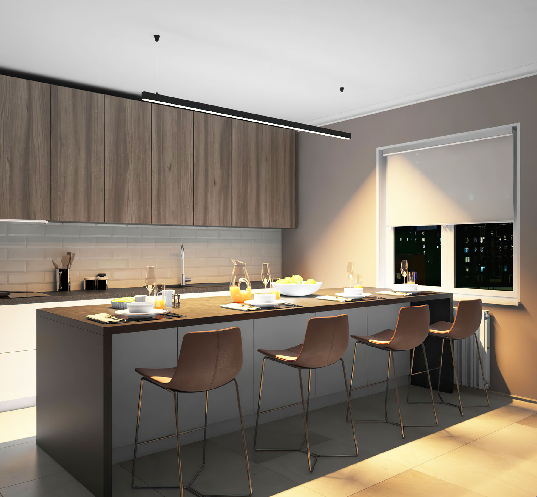 Подвесной светильник Denkirs DK9203-BK