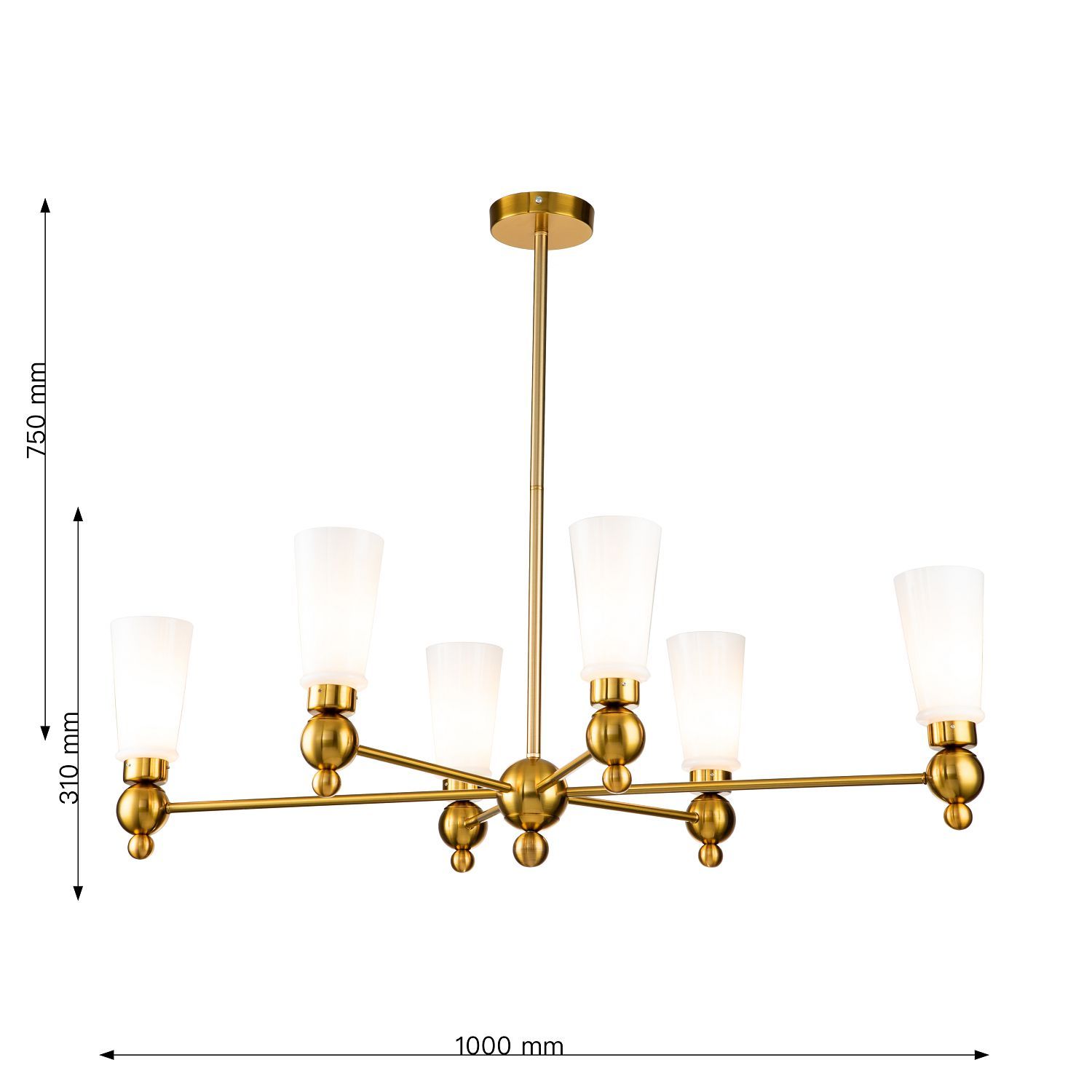 Люстра на штанге Favourite Nimbus 2996-6P в Москве