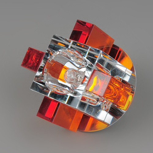 Встраиваемый светильник Elvan TCH-1037-GY-5.3-Amb-Gl