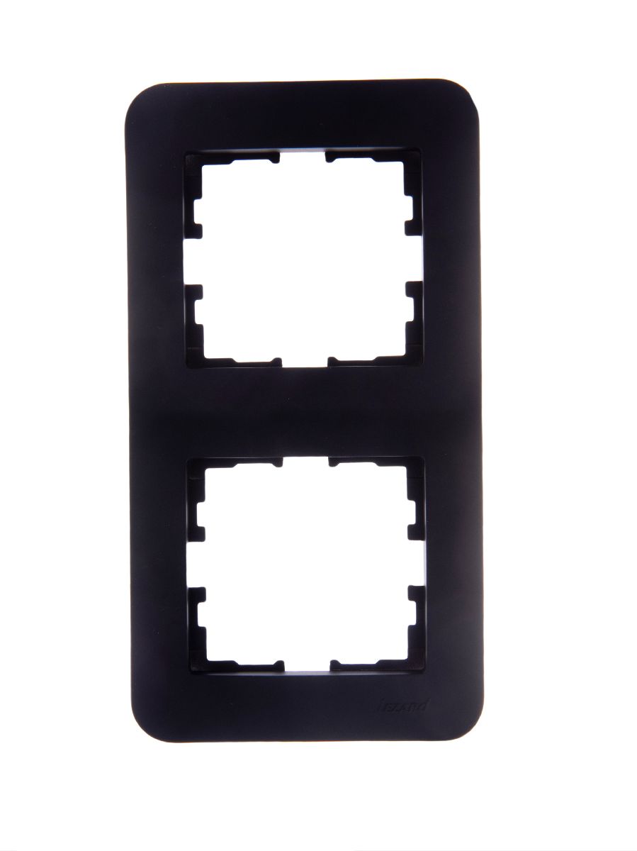 Рамка 2-местная вертикальная Lezard Karina Life 708-4200-152