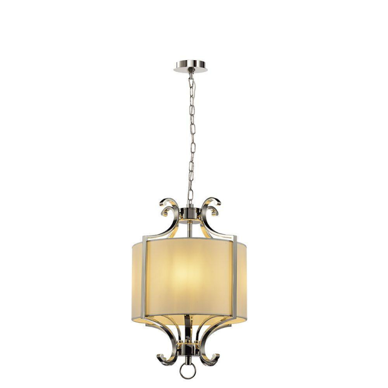 Подвесная люстра Lumien Hall Абриола LH1046/4P-NK-WT