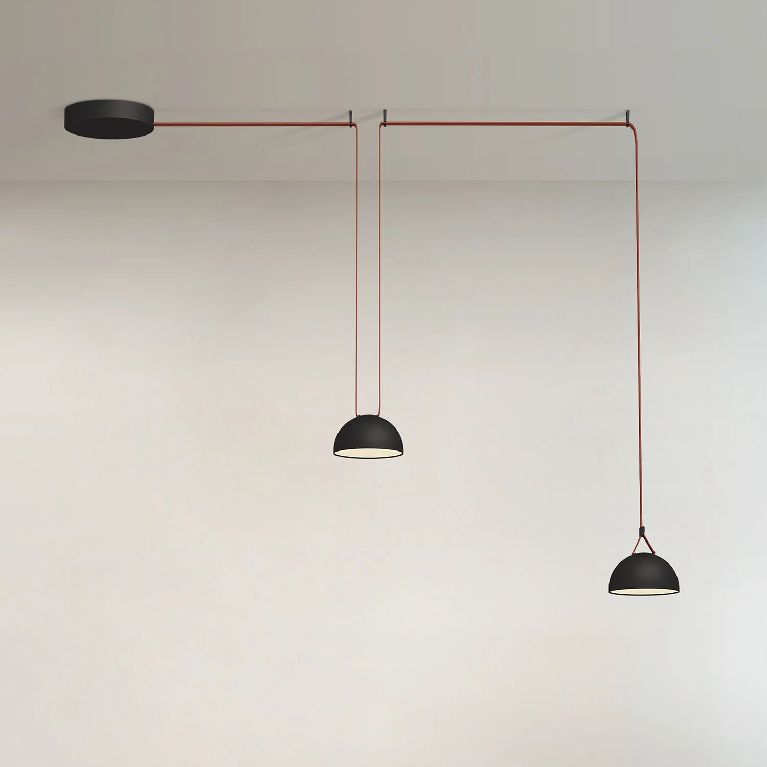 Трековый однофазный светильник Denkirs Belty flow DK5560-BK