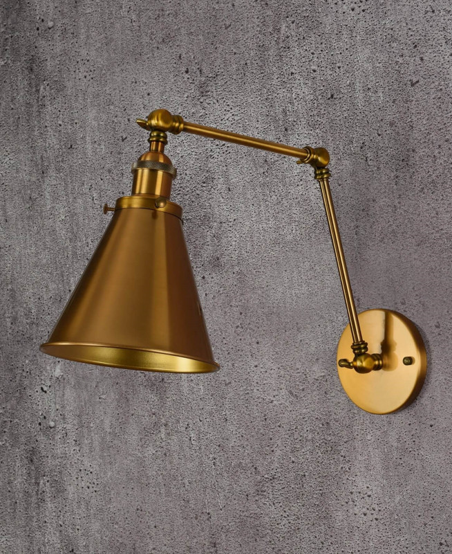 Бра Lumina Deco Rubi LDW B007-2 BRASS