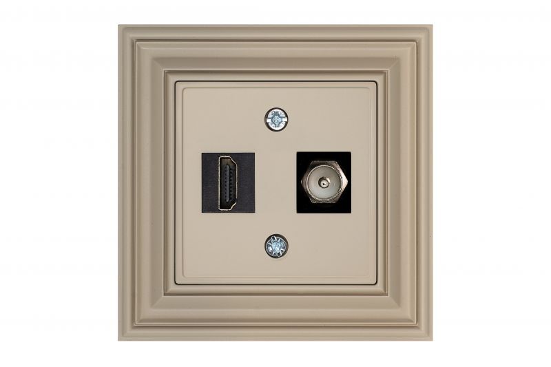 Розетка HDMI TV Liregus Retro 29-139